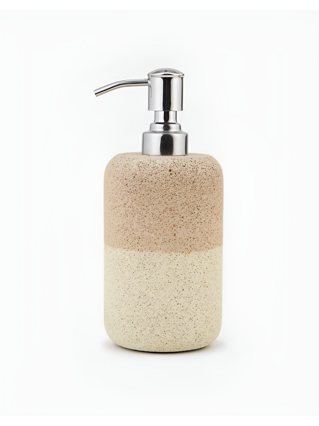 Fabindia Beige & Off White 3 Pieces Textured Stoneware Bath Accessories Set-image-26