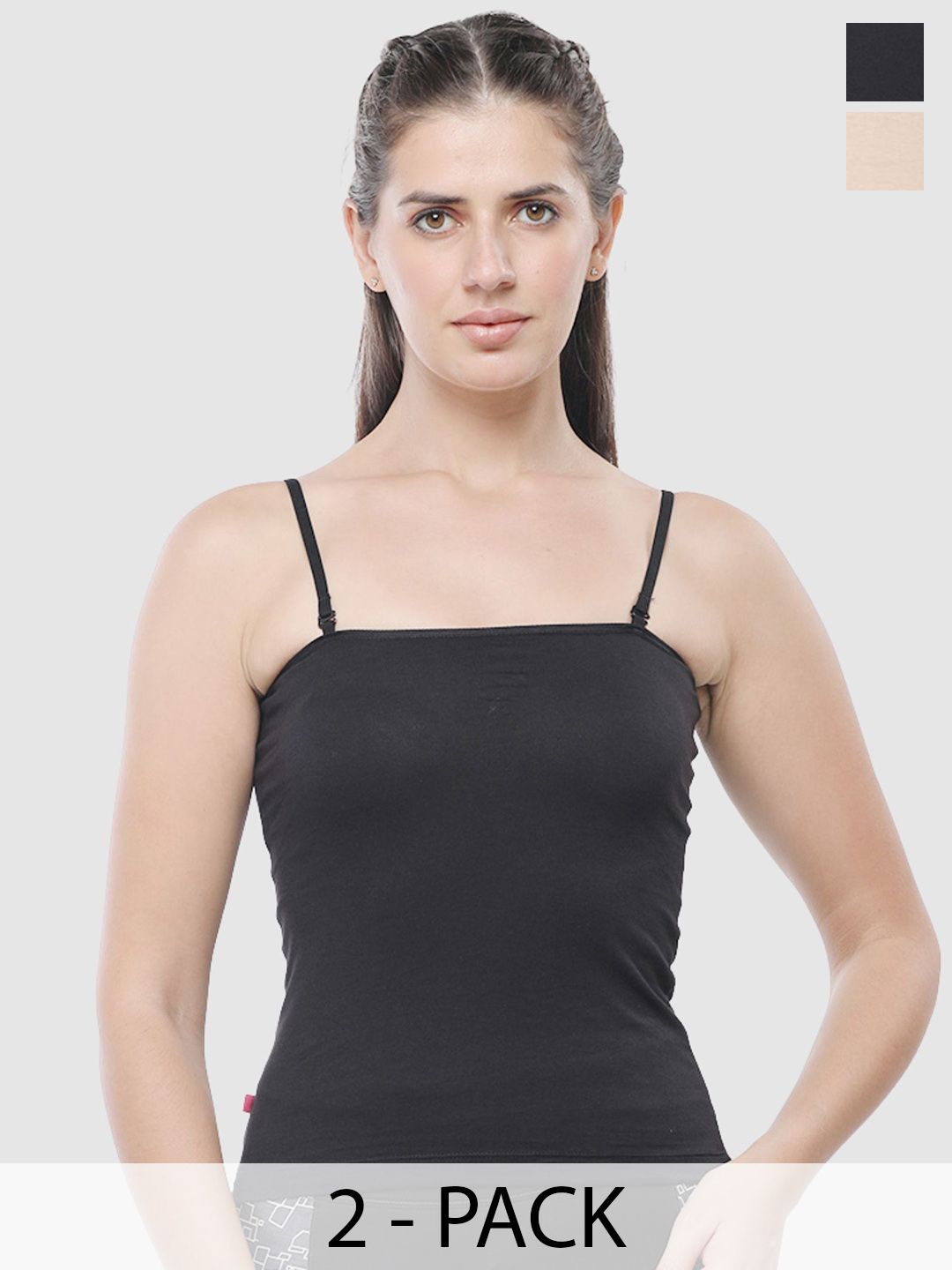 Daisy Dee Pack of 2 Cotton Non-Padded Camisoles