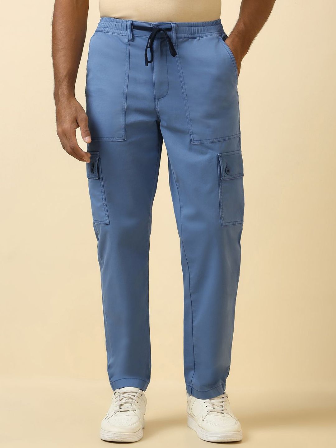 Allen Solly Men Relaxed Fit Cargos Trousers-image-46