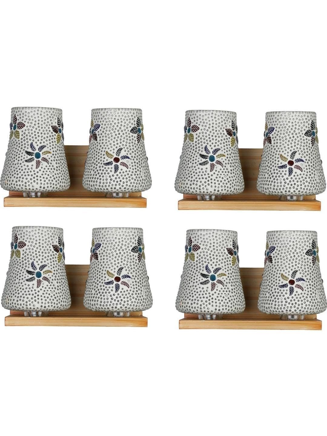 Somil Premium Designer Glass Wall / Night Lamp Elegant & Stylish Dcor Accent for Modern Interiors, Color- Multicolour, Size:- 36 X 26 X 30.5 CM-image-10