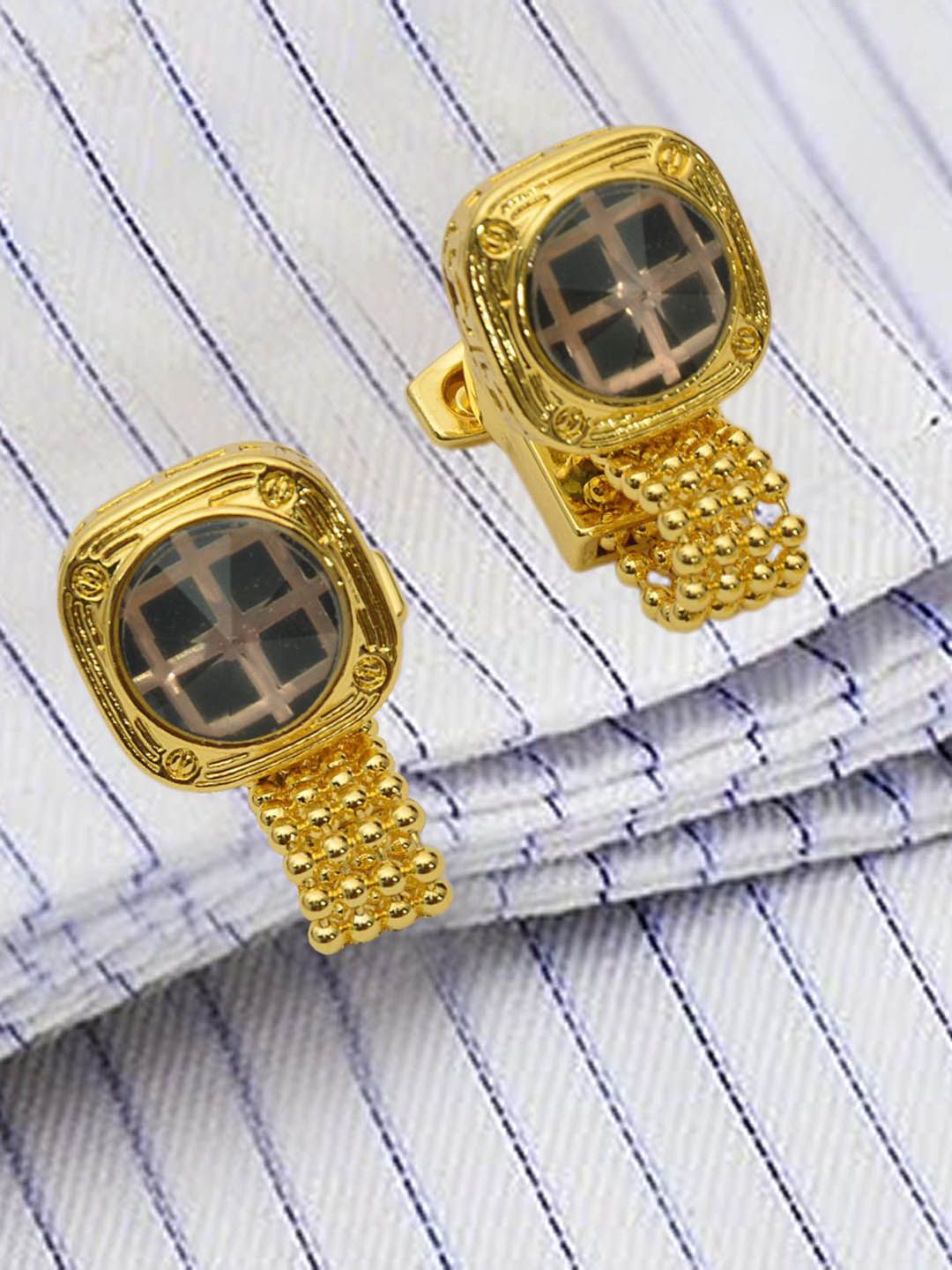 Curren Set Of 2 Checked Cufflink-picture-17