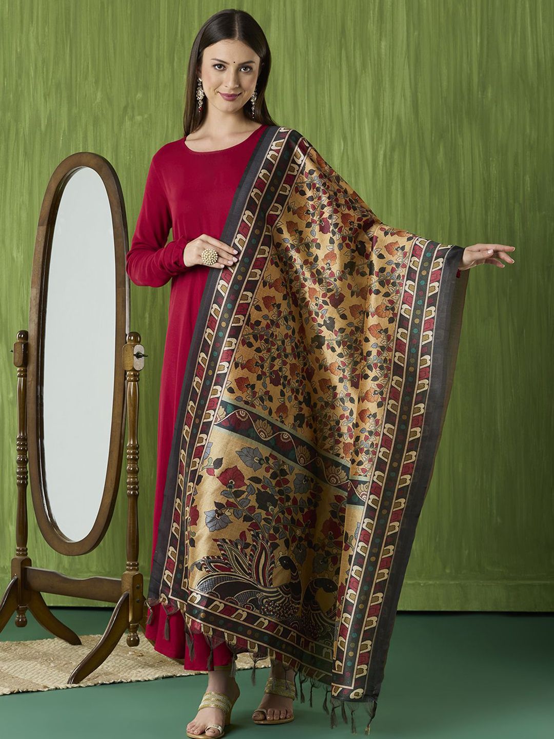 Dupatta Bazaar Ethnic Motifs Printed Dupatta-picture-15