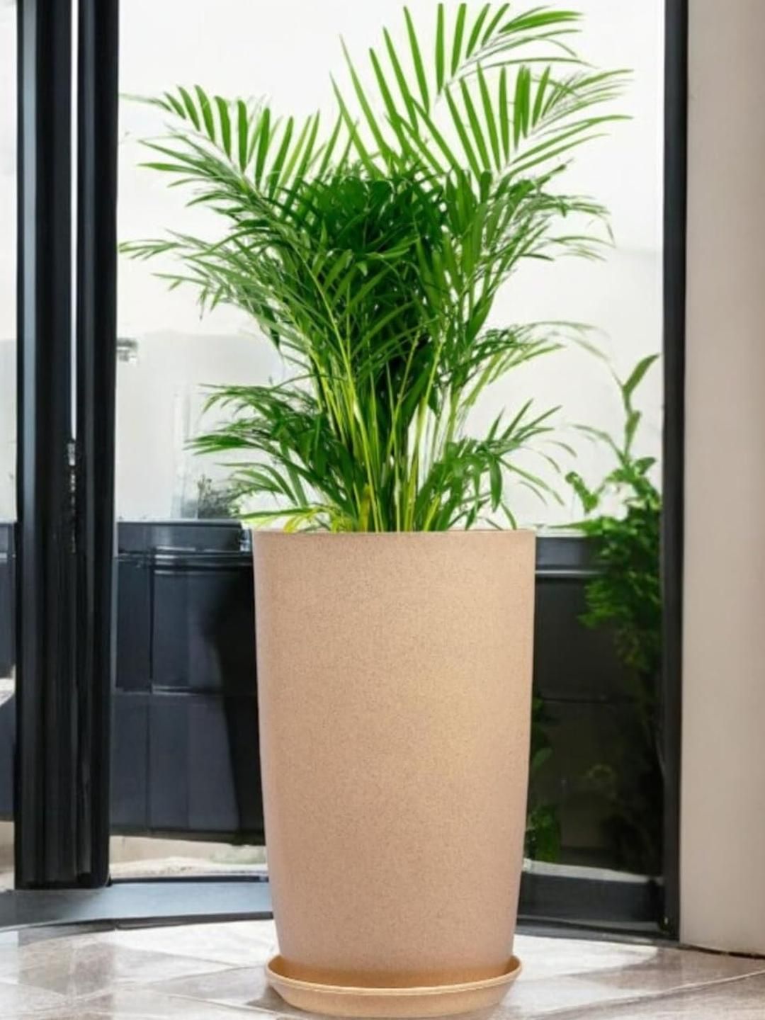 go hooked 18 Inch Tower Pots with Saucer Tray Planter-picture-27