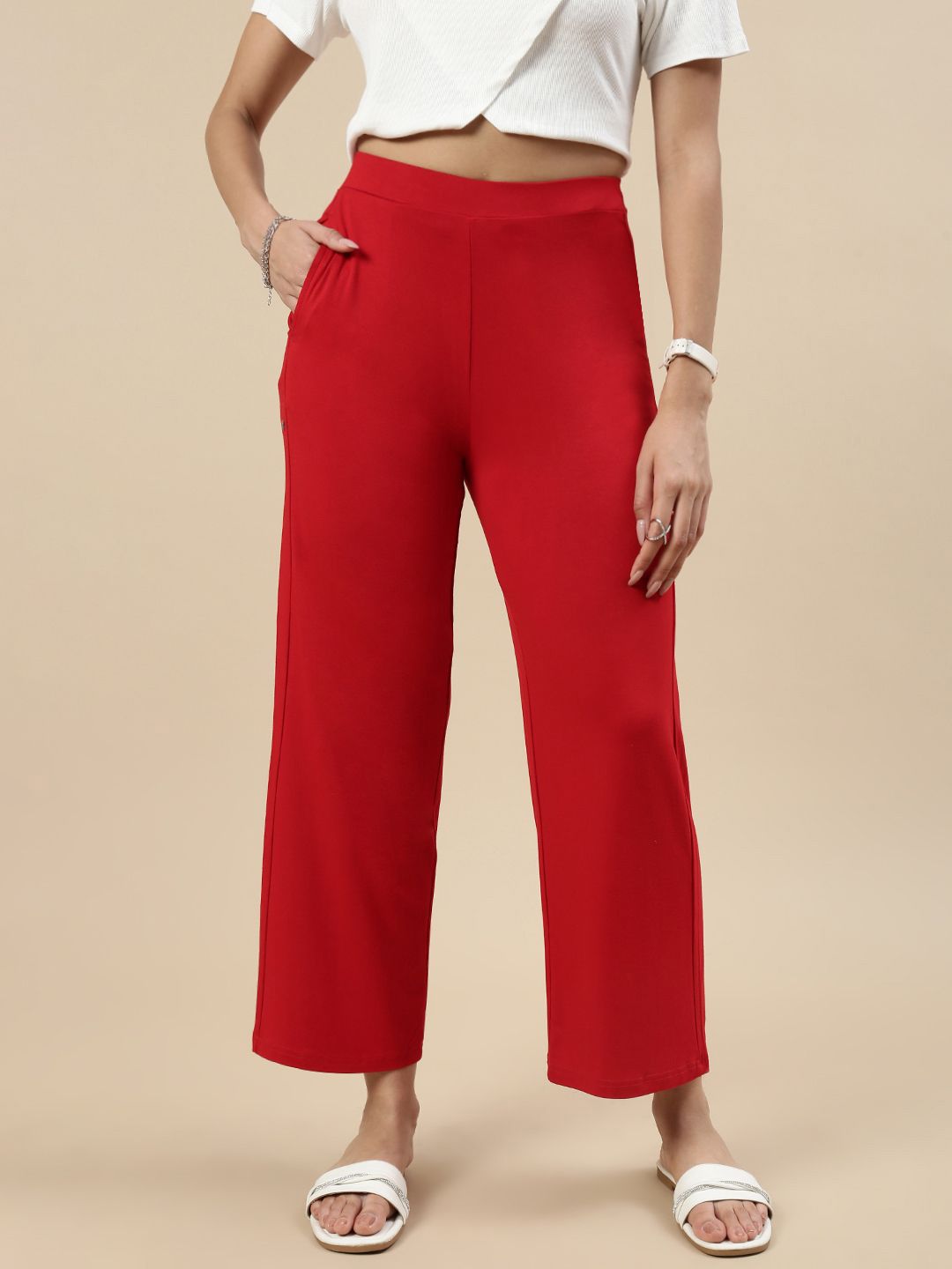 De Moza Women Knitted Palazzos-picture-35