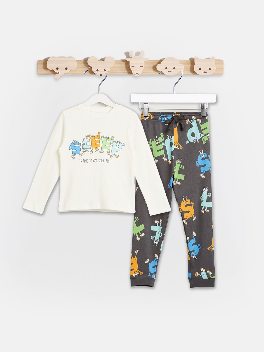 Juniors by Babyshop Boys Printed T-shirt with Pyjamas-picture-47