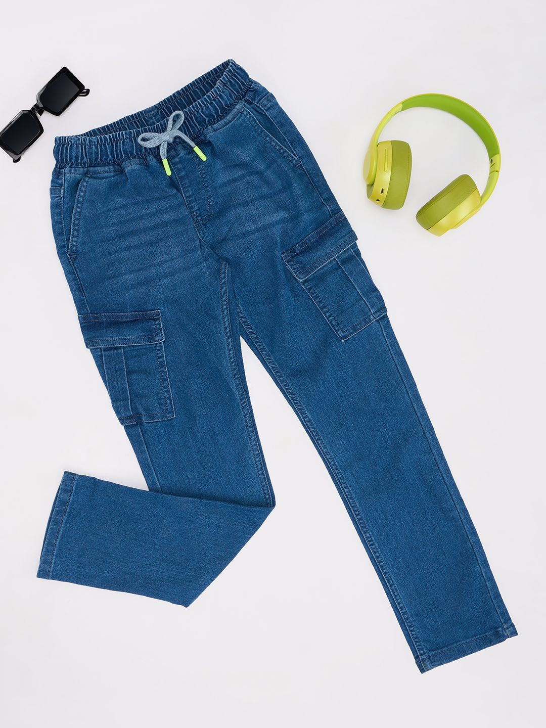 Pantaloons Junior Boys Regular Fit Mid-Rise Jeans-picture-12