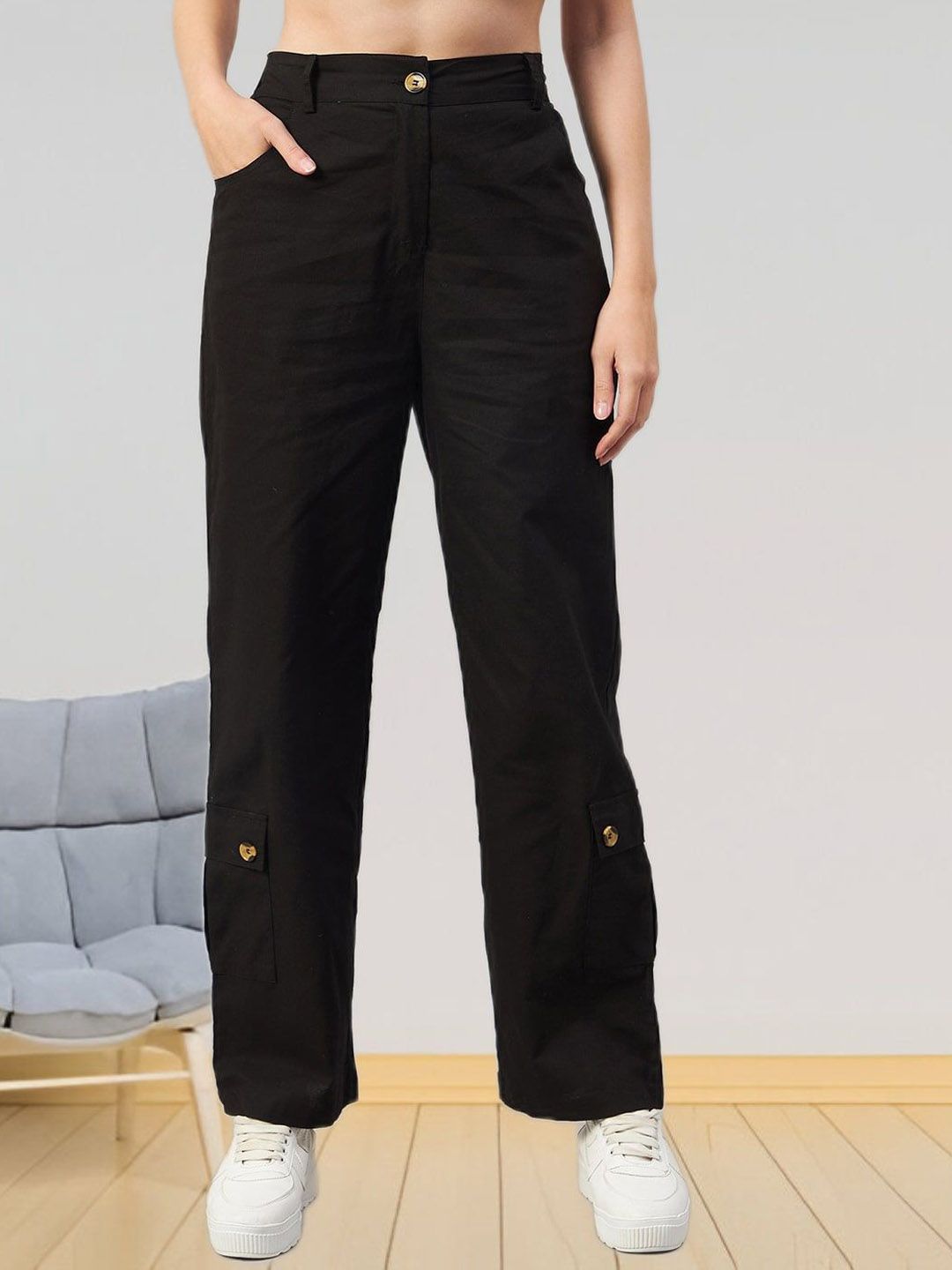 all about you Women High Rise Cotton Cargo-picture-26