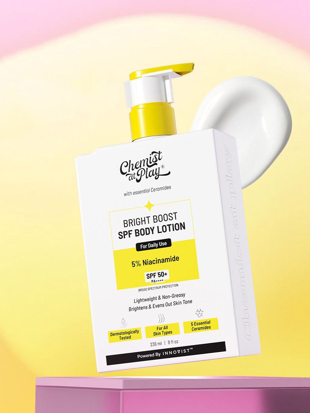 Chemist at Play Bright Boost Body Lotion With SPF50+ - 236 ml