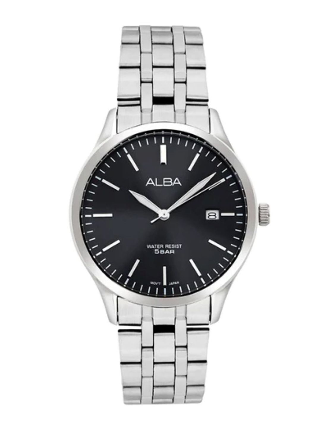 Alba Men Dial & Stainless Steel Bracelet Style Straps Analogue Motion Powered Watch AS9S15X1-picture-21