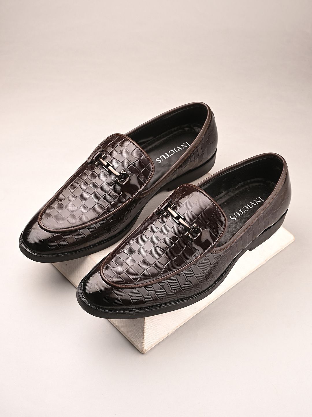 INVICTUS Men Leather Formal Loafers-picture-39