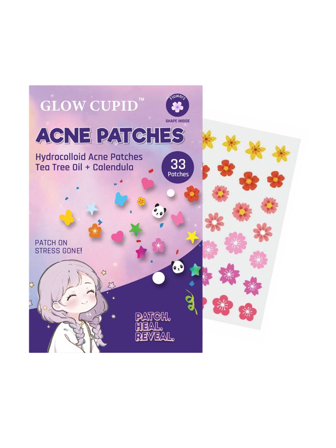 GLOW CUPID Acne Patches With Tea Tree Oil & Calendula - 33 Patches-image-33