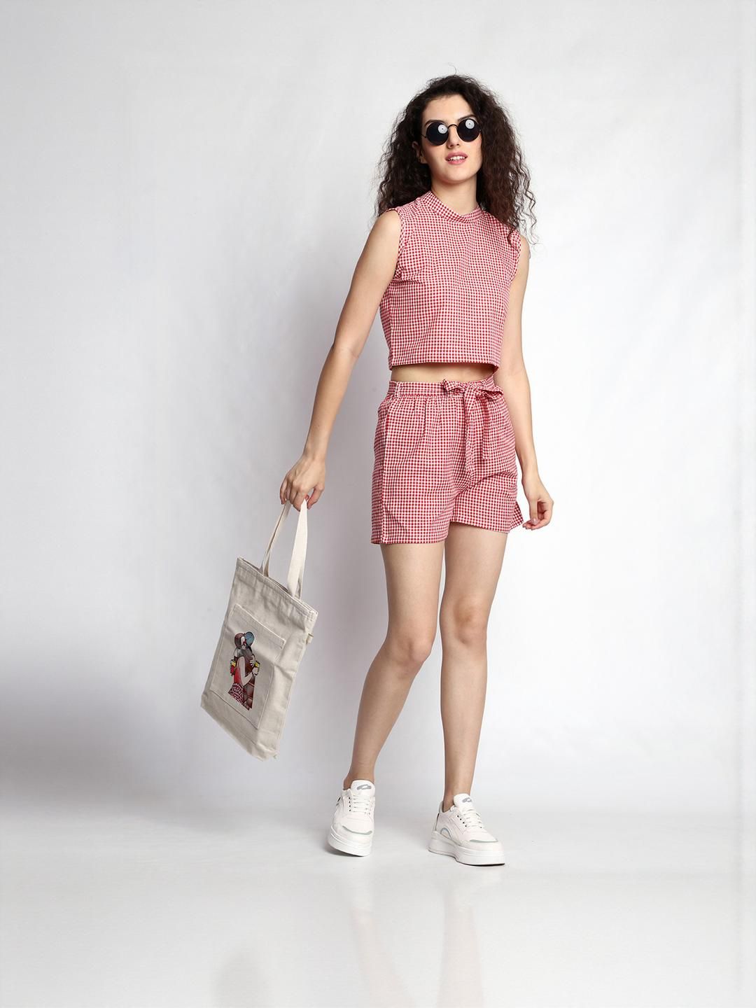 Aania Women Printed Top with Shorts