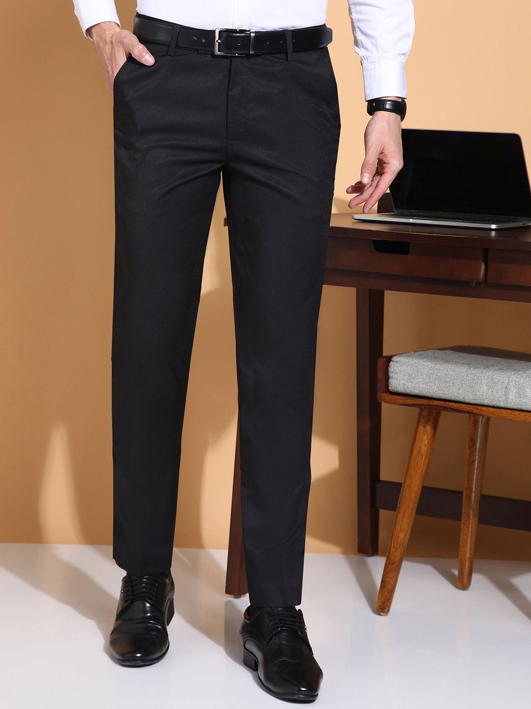 FUBAR Men Slim Fit Formal Trousers-picture-19