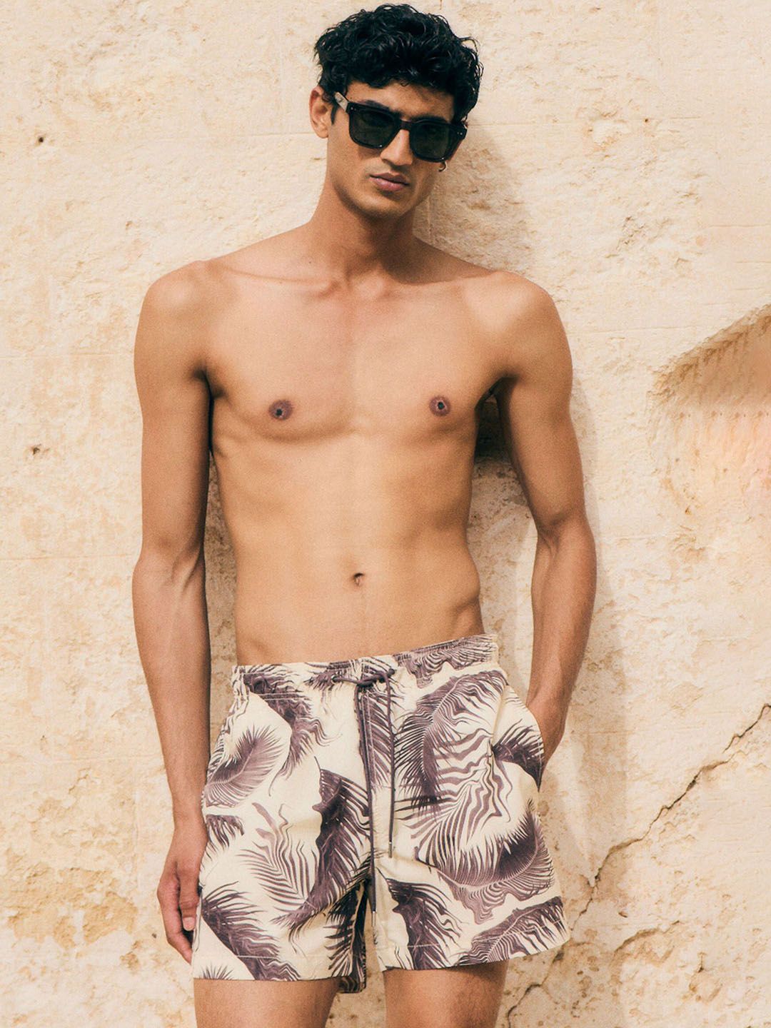 H&M Patterned Swim Shorts