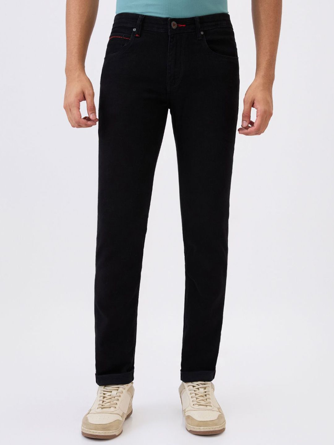 Raymond Men Slim-Fit Mid Rise Jeans-picture-31