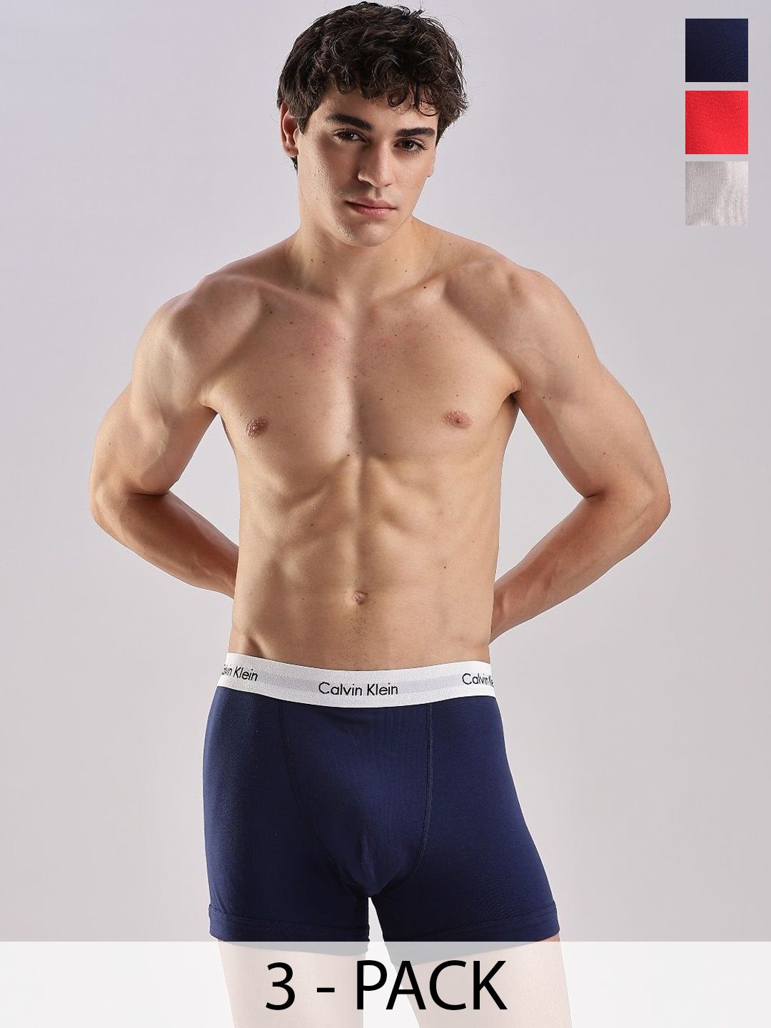 Calvin Klein Underwear Pack Of 3 Low Rise Short Trunks U2662967-picture-37