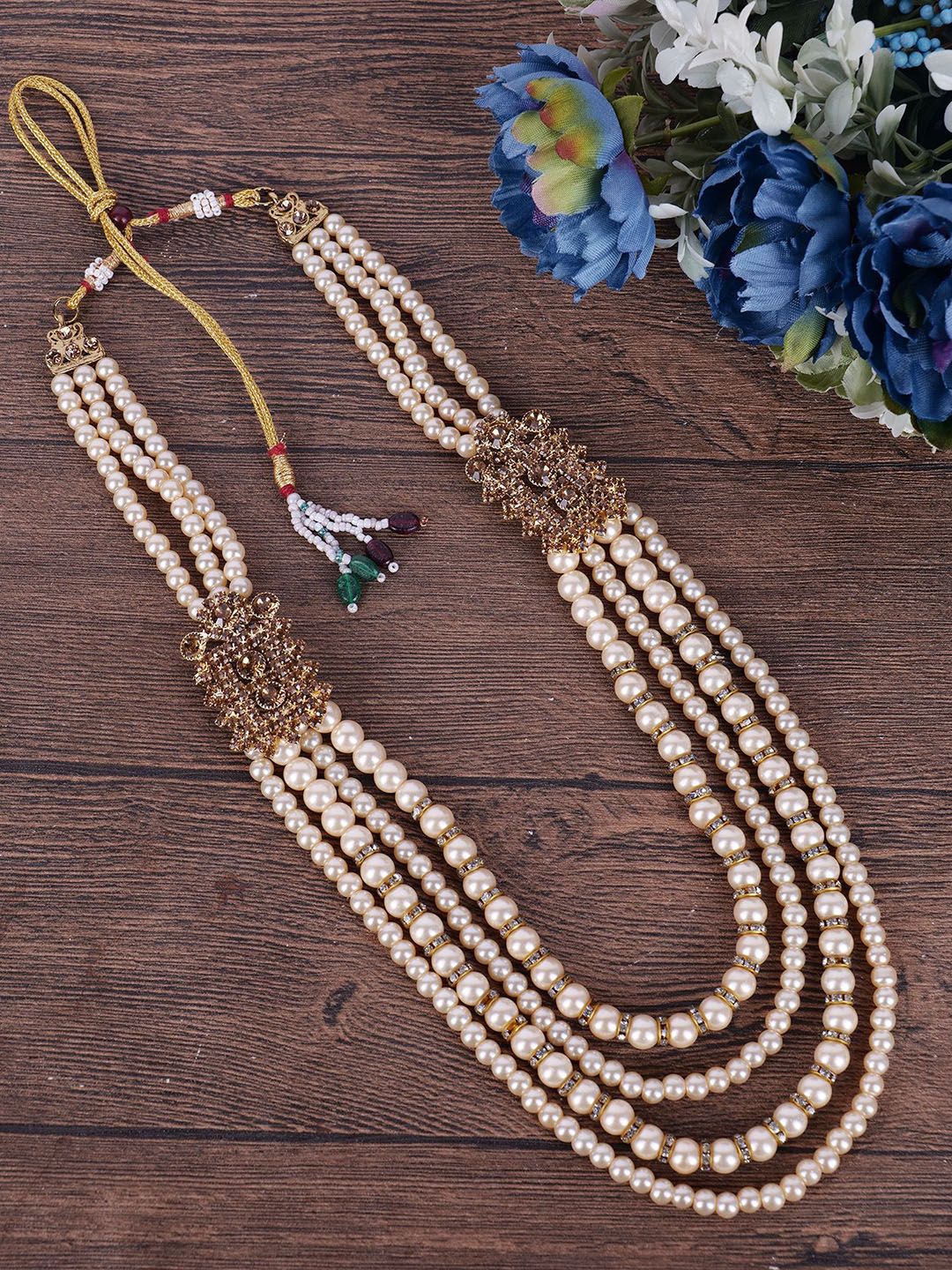 JIYANSHI FASHION Gold-Plated Pearls-Beaded Minimal Necklace-picture-32