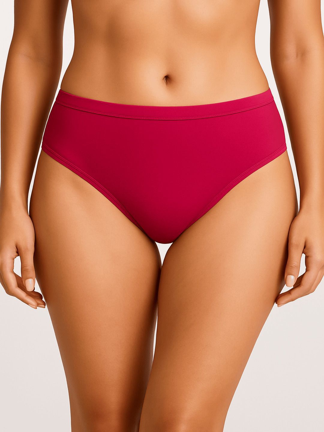 Moda Rapido Cotton Mid Rise Hipster Briefs super ind pink_S-image-27