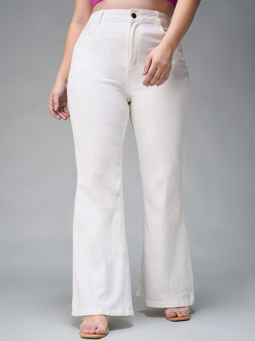 Miss Chase A+ Women Bootcut High-Rise Stretchable Jeans-picture-38