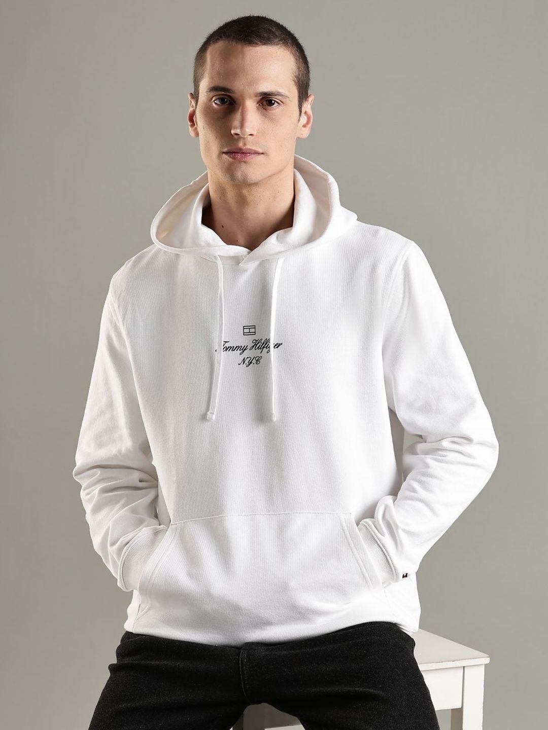 Tommy Hilfiger Men Hooded Pullover Sweatshirt-picture-43