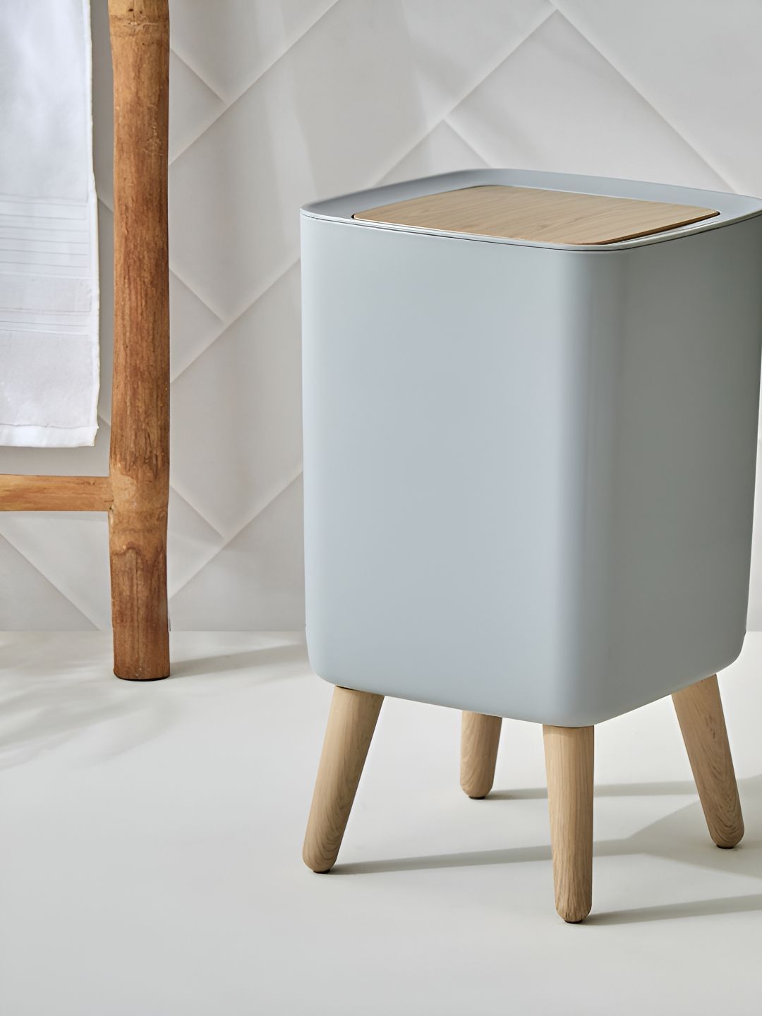 Home Centre Grey Bin With Stand - 10L-picture-26