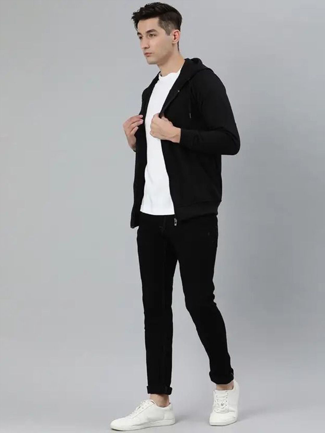 Mast & Harbour Men Hooded Sweatshirt-picture-24