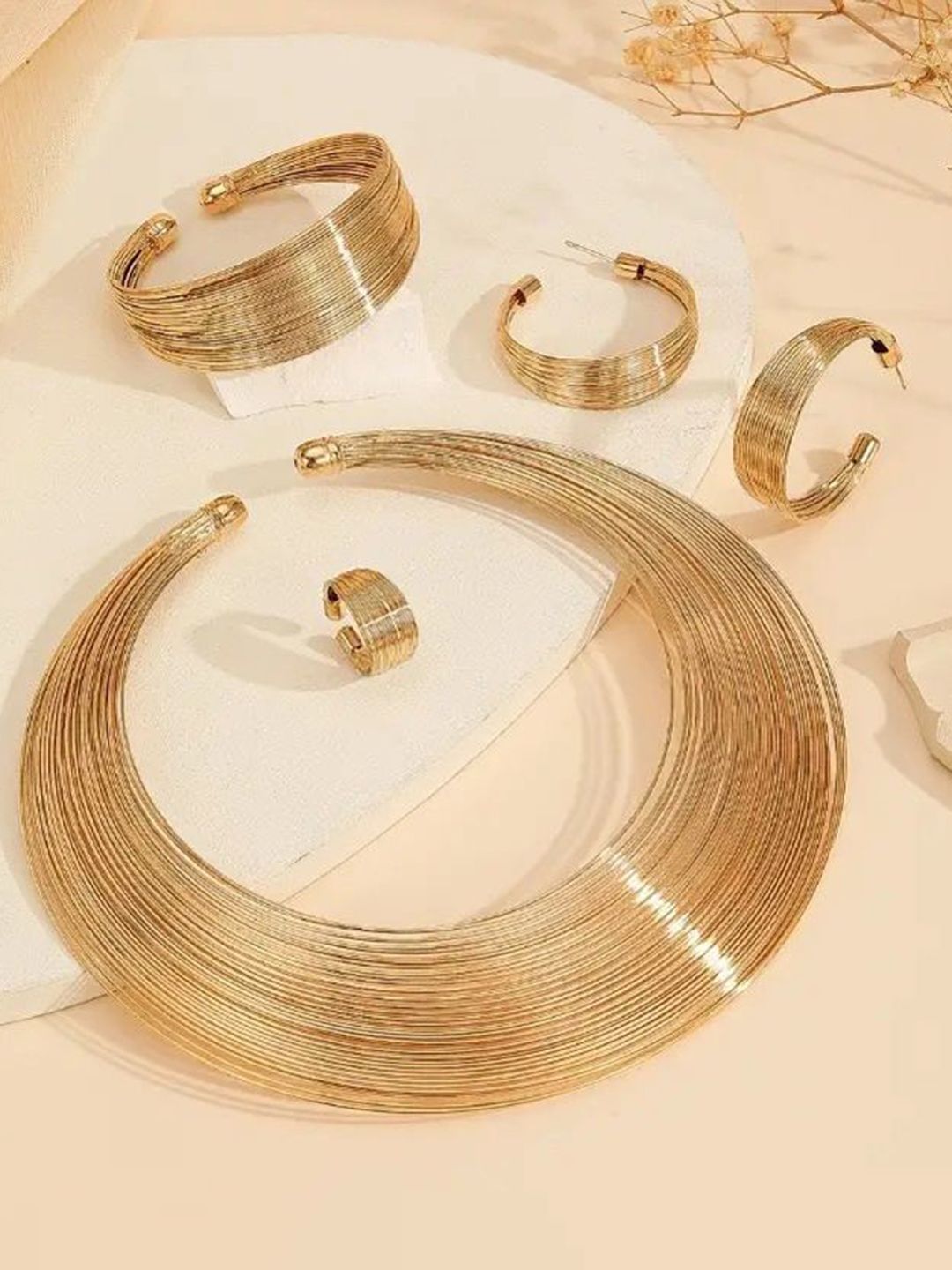 Shining Diva Fashion Gold-Plated Jewellery Set-picture-14