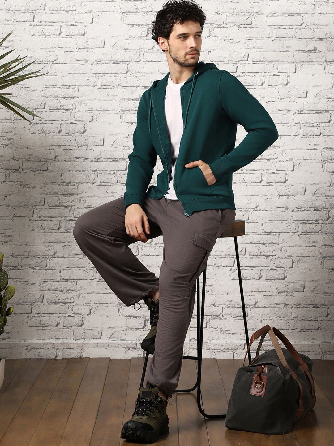 Mast & Harbour Men Hooded Sweatshirt-picture-40