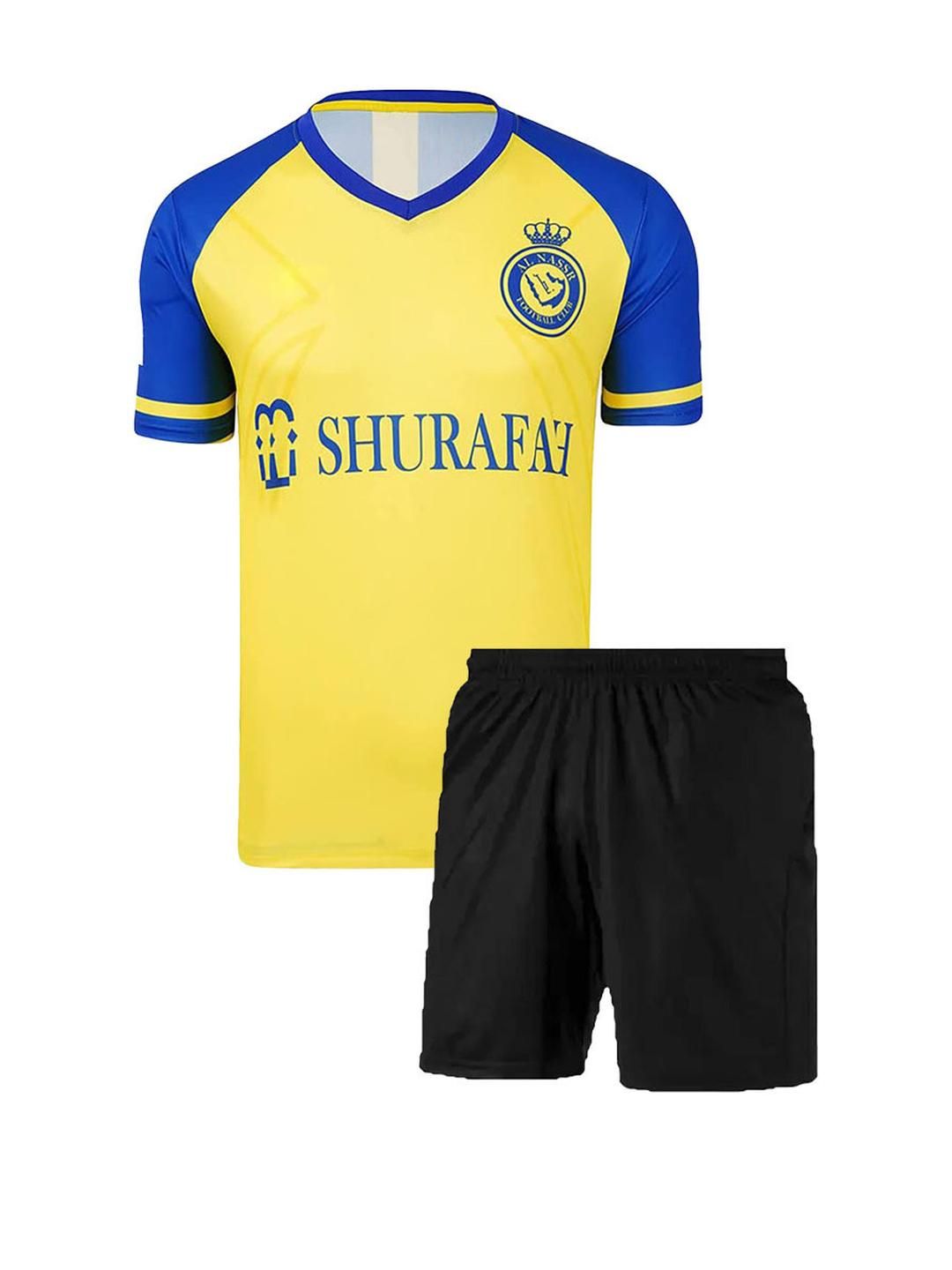 dostitch Kids Al Nassr Ronaldo Jersey T-shirt with Shorts Ronaldo-picture-23