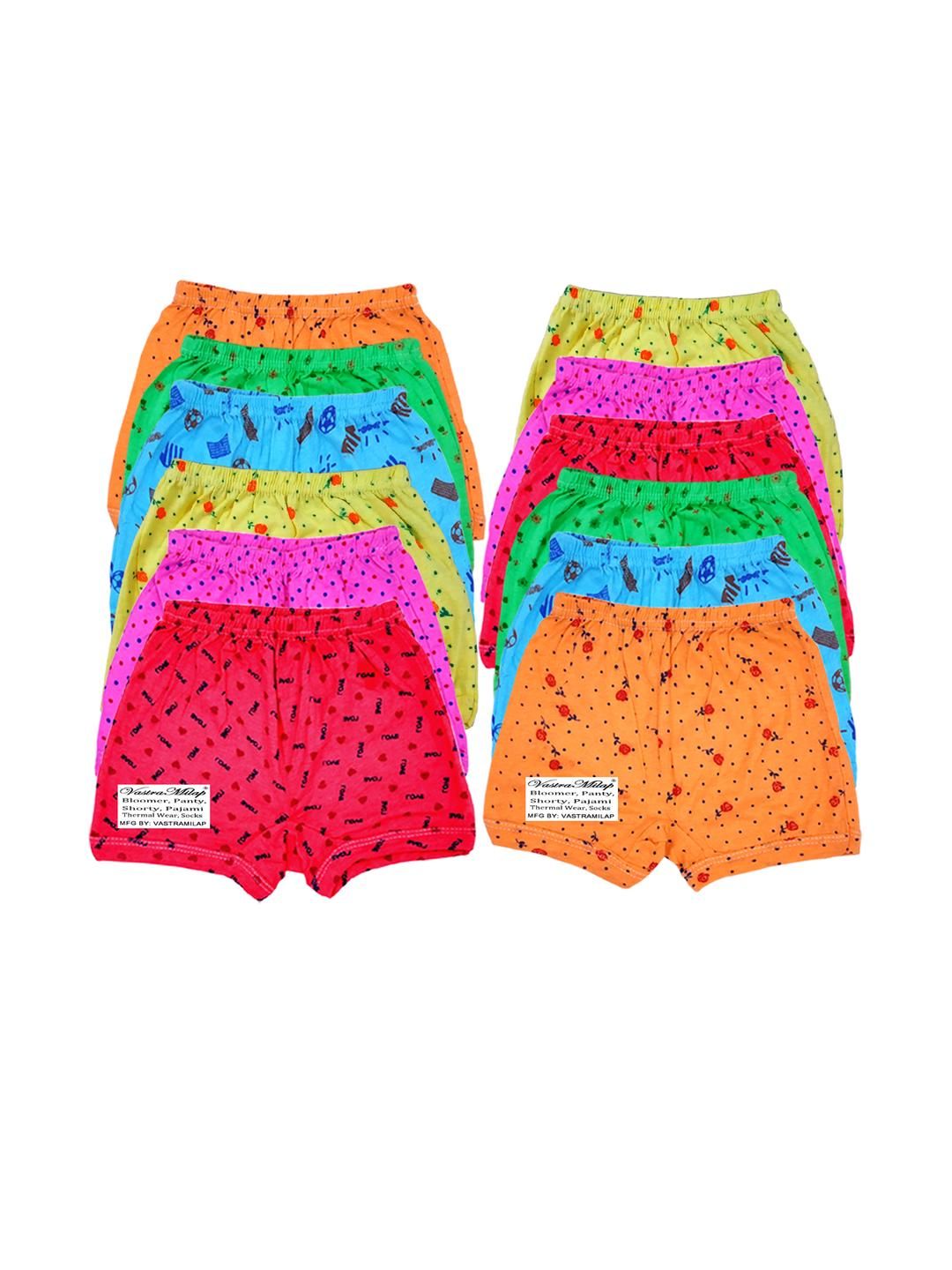 VastraMilap Kids Unisex Multicolor Cotton Briefs - Pack Of 12-picture-25