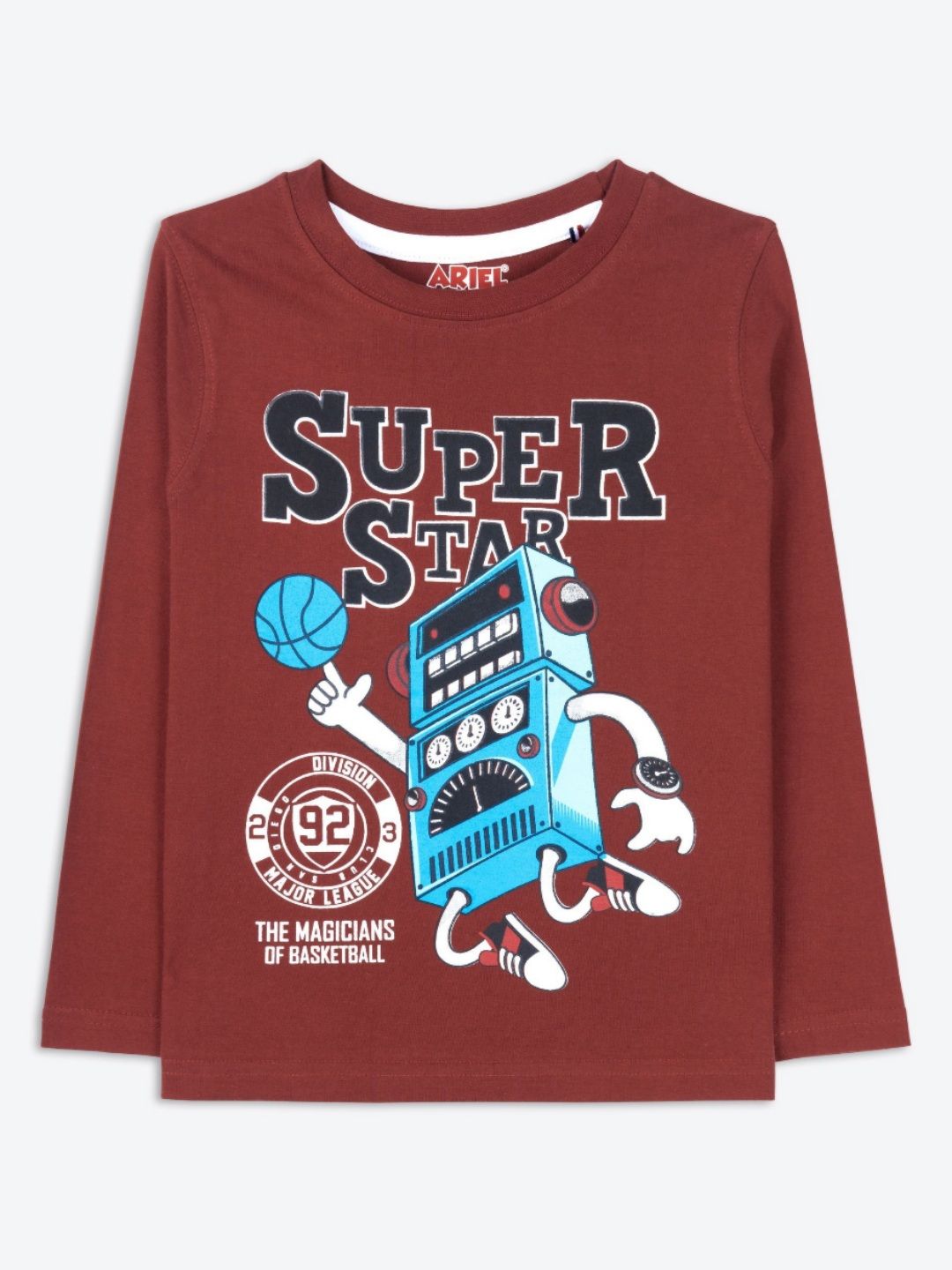 ariel Boys Pack Of 3 Typography Printed Round Neck Cotton T-shirt-picture-53