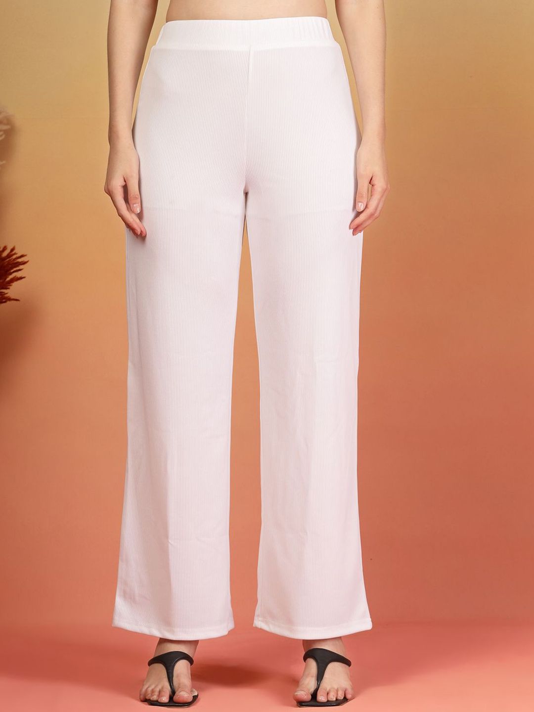 aayu Women Solid Relaxed High-Rise Easy Wash Trousers-image-31