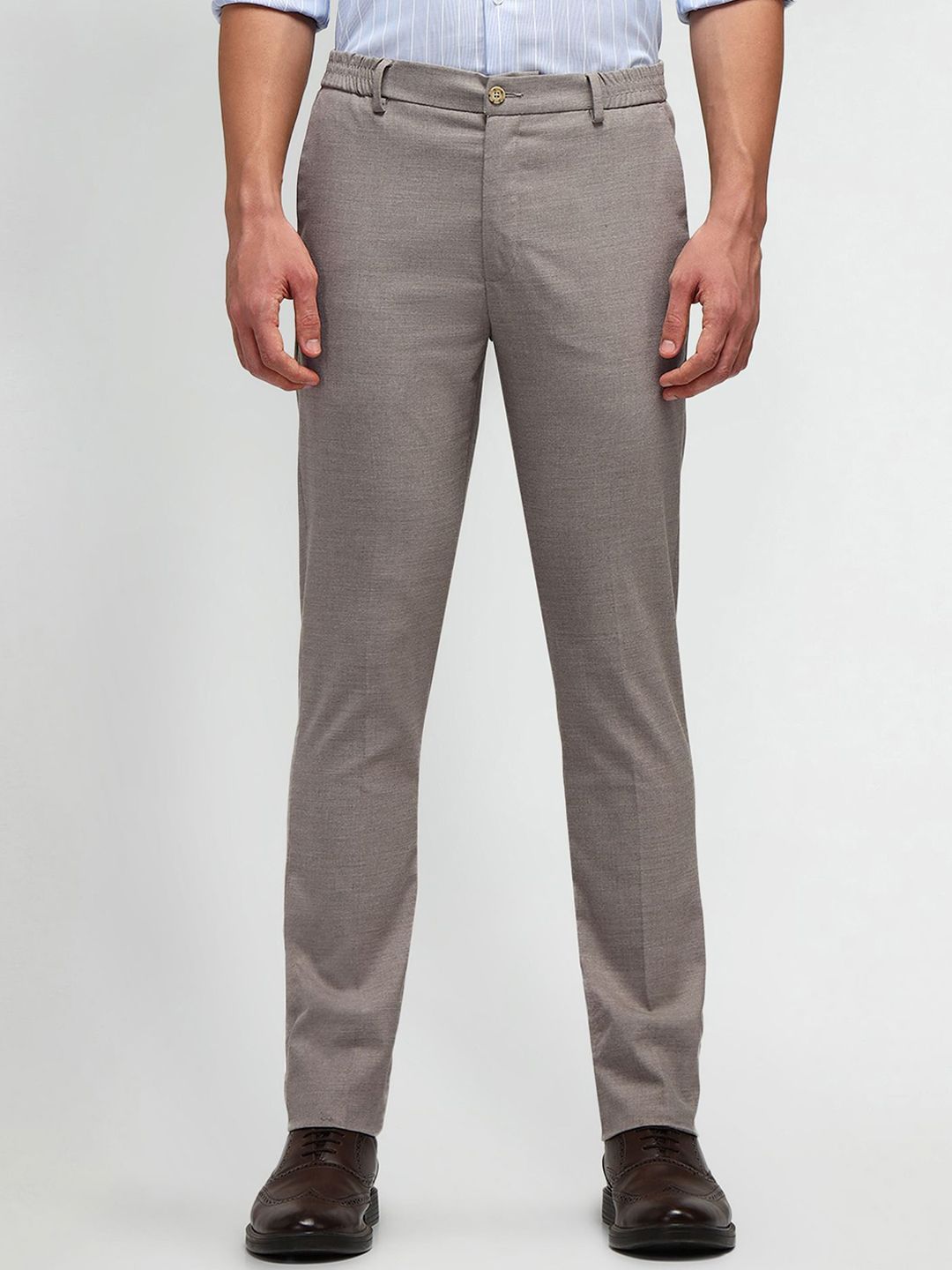 Arrow Men Mid-Rise Slim Fit Trousers