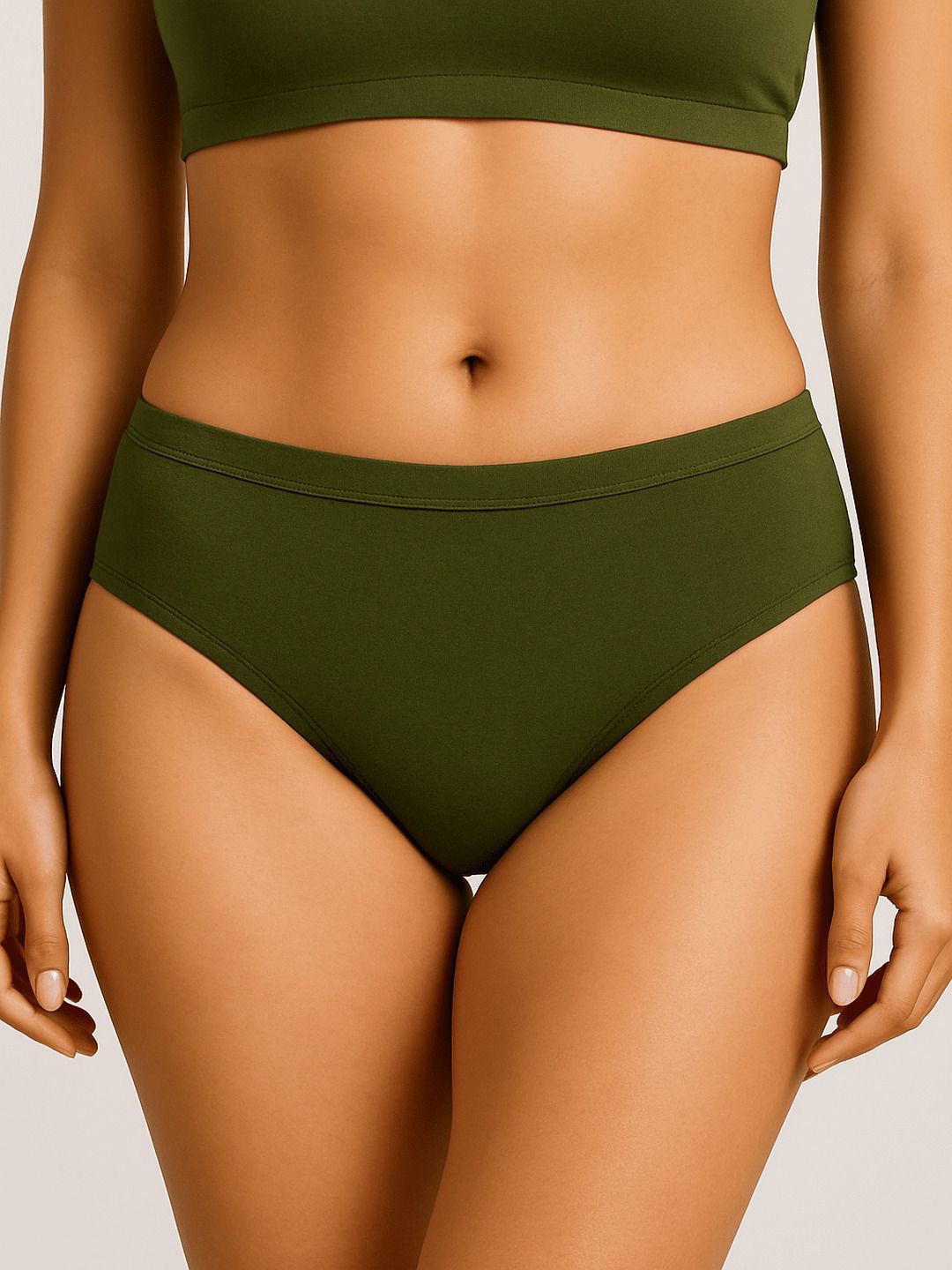 Moda Rapido Mid-Rise Cotton Hipster Briefs super ind olive_S-picture-43