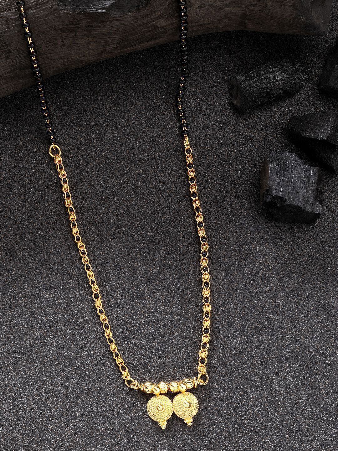 Anouk Gold-Plated Artificial Beads Mangalsutra-picture-38