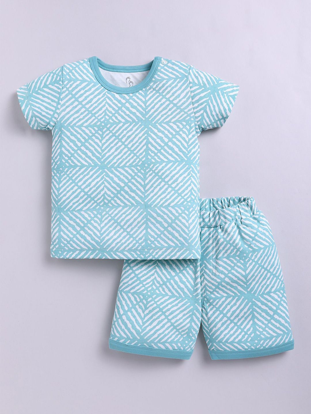 BABY GO Boys Printed Short Sleeves Pure Cotton T-shirt With Shorts-picture-17