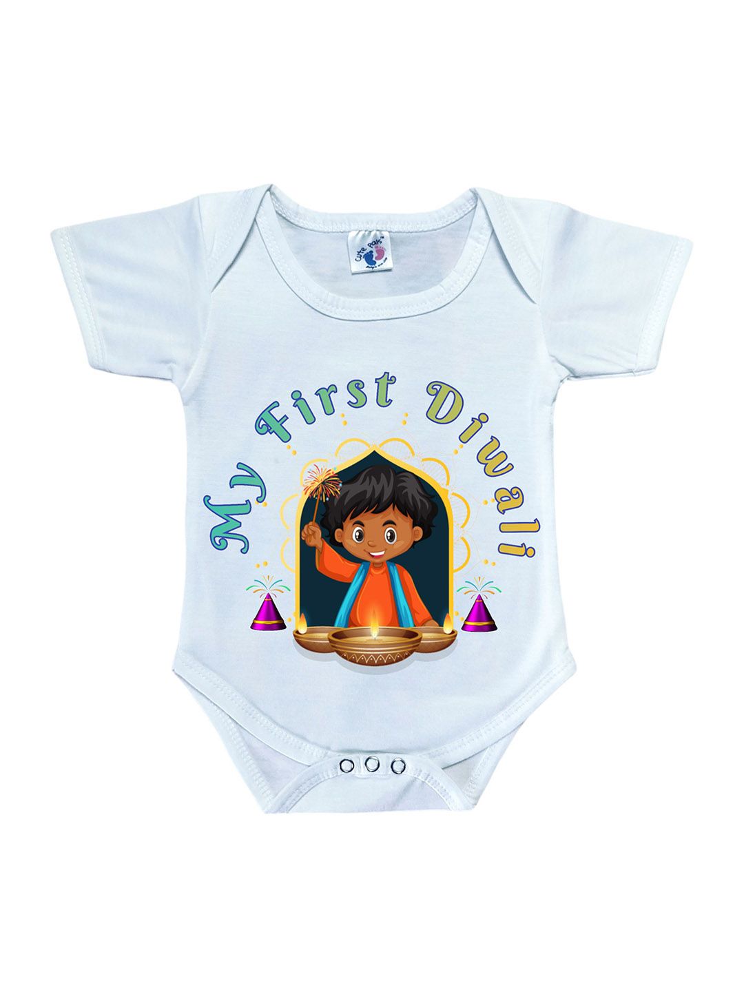 Cute Pals Infants Printed Cotton Bodysuit-picture-37