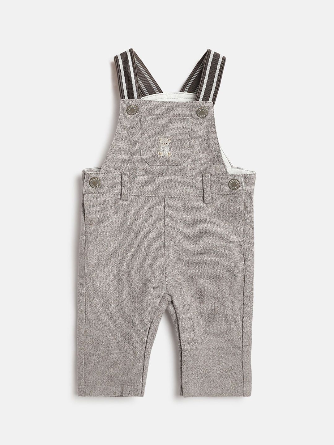Chicco Boys Embroidered Pure Cotton Dungaree-picture-35