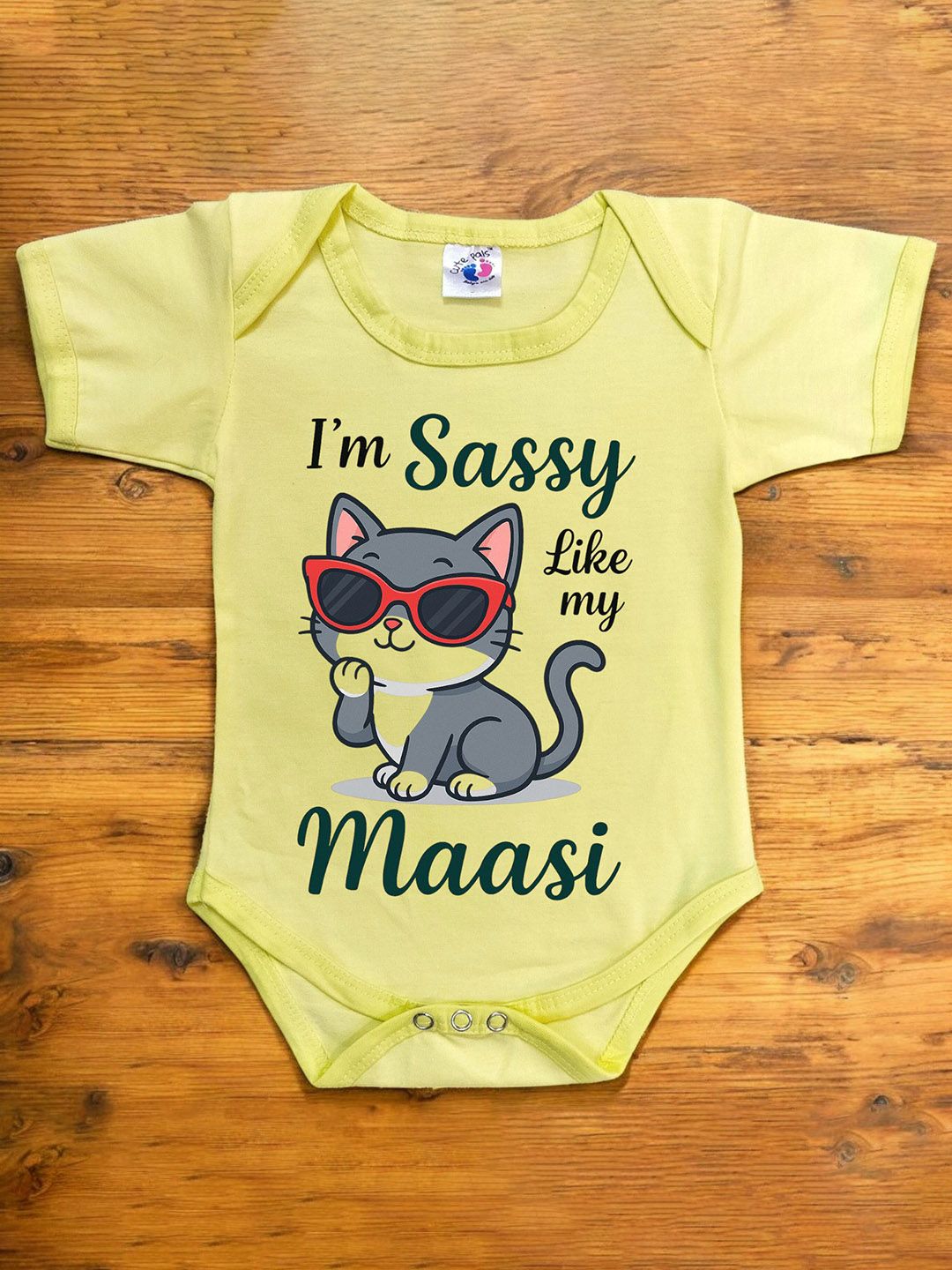 Cute Pals Infants Printed Cotton Bodysuit-picture-34