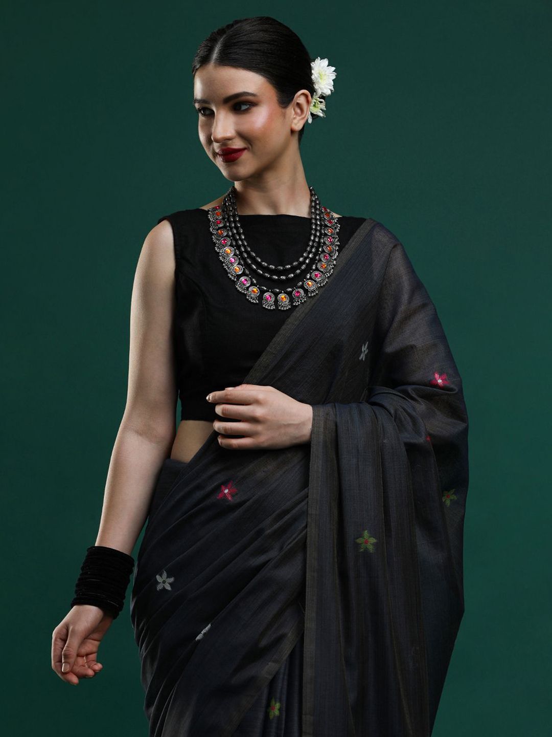 Mitera Floral Printed Saree-picture-20