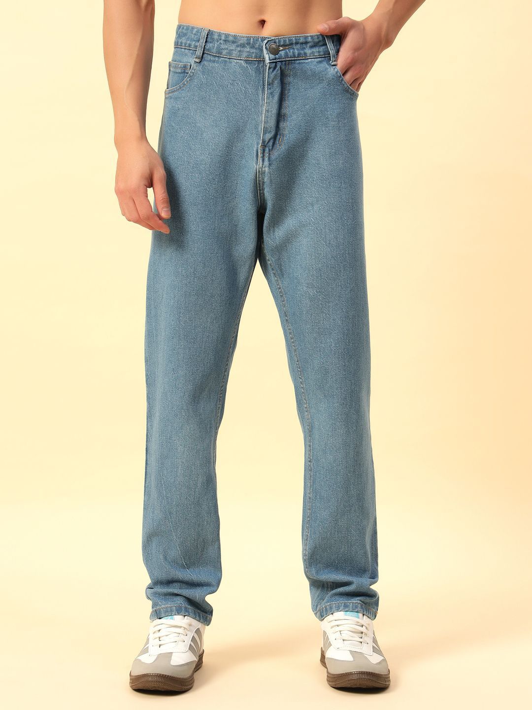 STUDIO NEXX Men Straight Fit Mid-Rise Jeans-picture-11