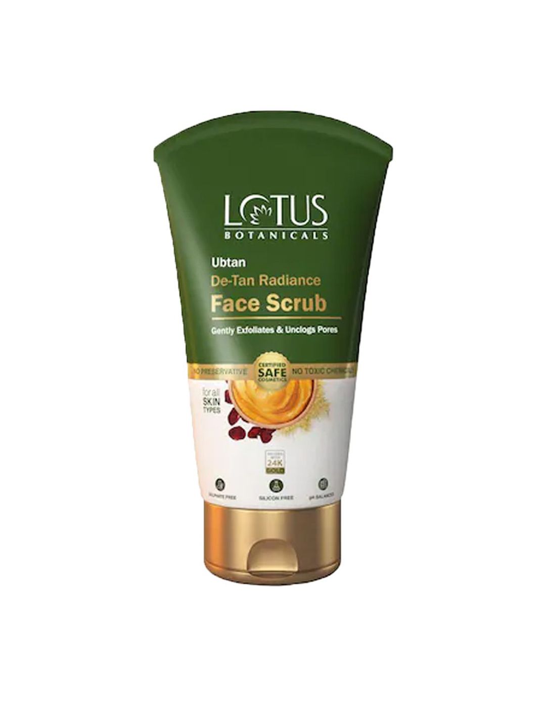 Lotus Botanicals Ubtan De-Tan Radiance Face Scrub - 125 g-picture-25