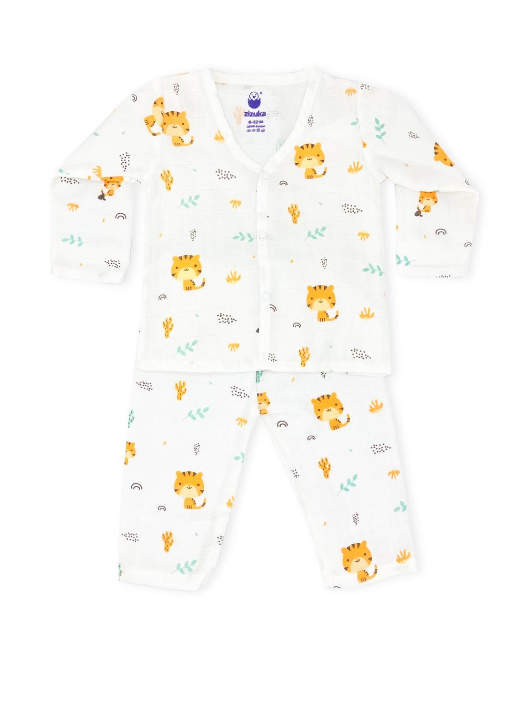 ZIZUKA Unisex Infants Printed Night Suits-picture-50