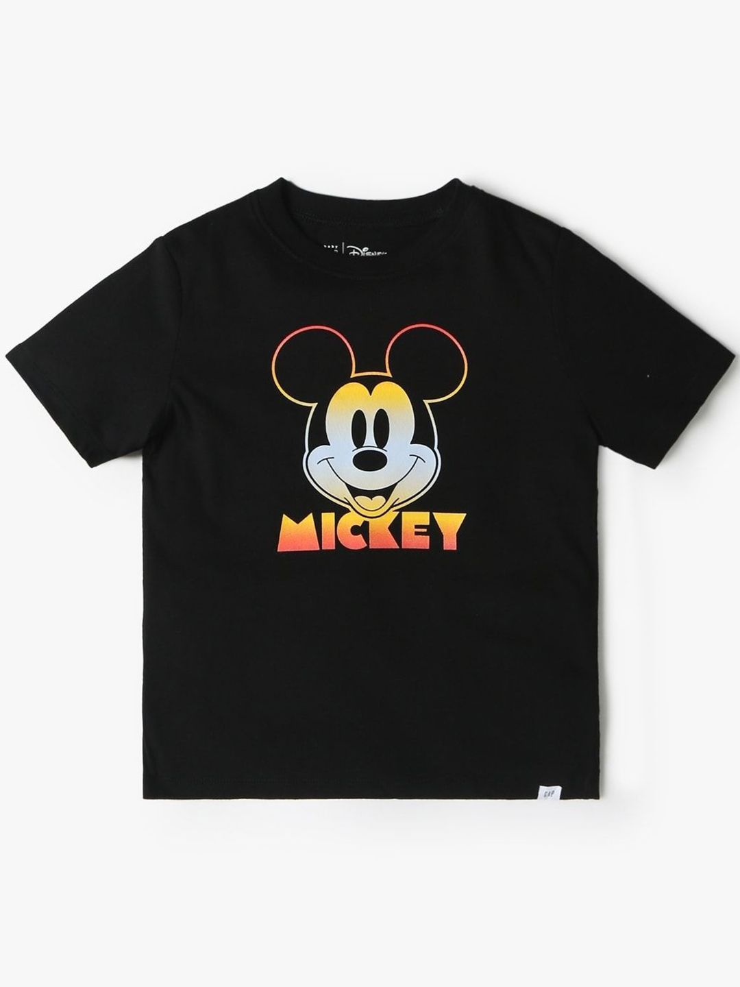 GAP Boys Mickey Mouse Graphic Printed Crew Neck Pure Cotton T-shirt