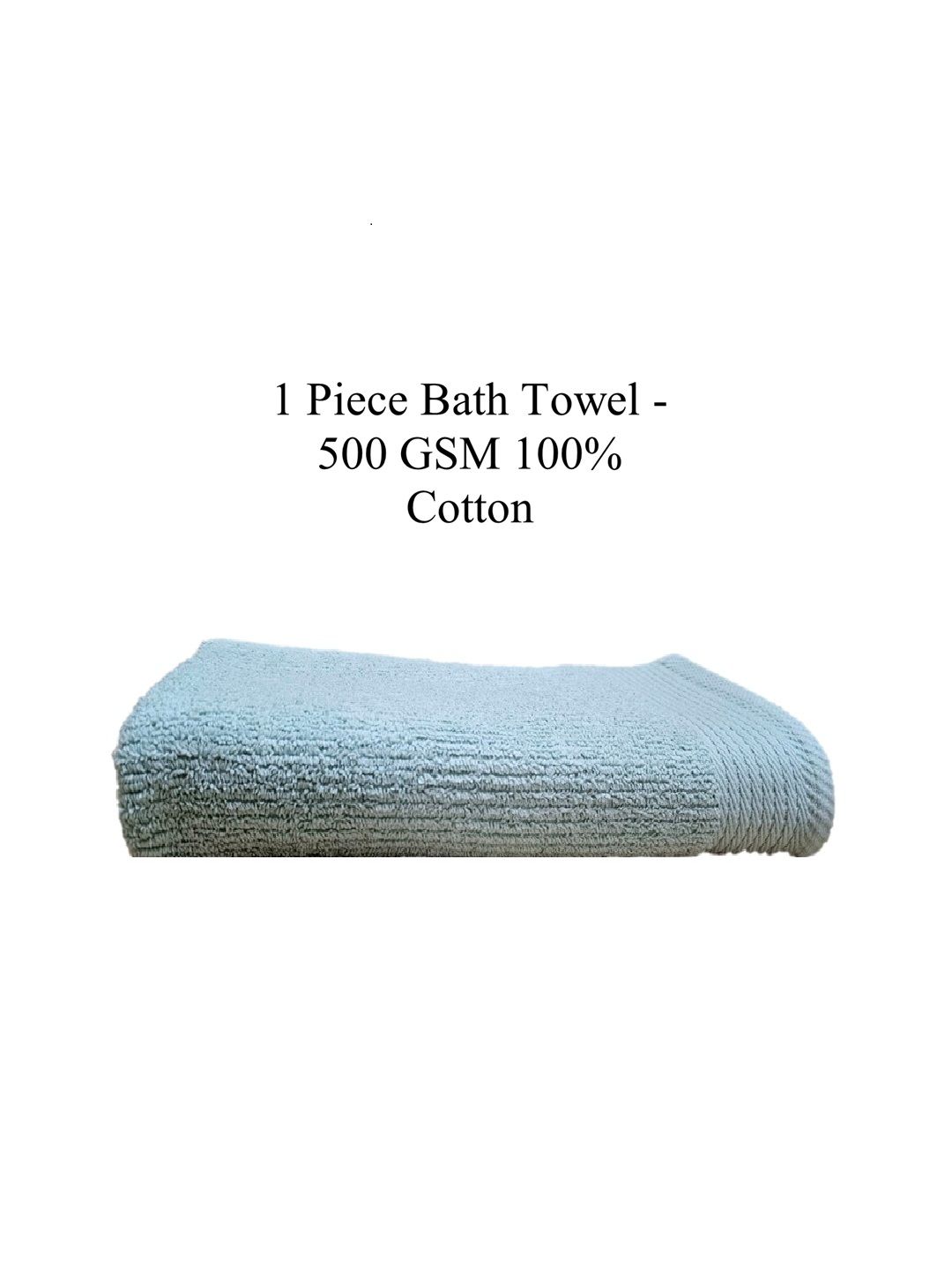 Aura Blue Cotton 500 GSM Towel Set-image-13