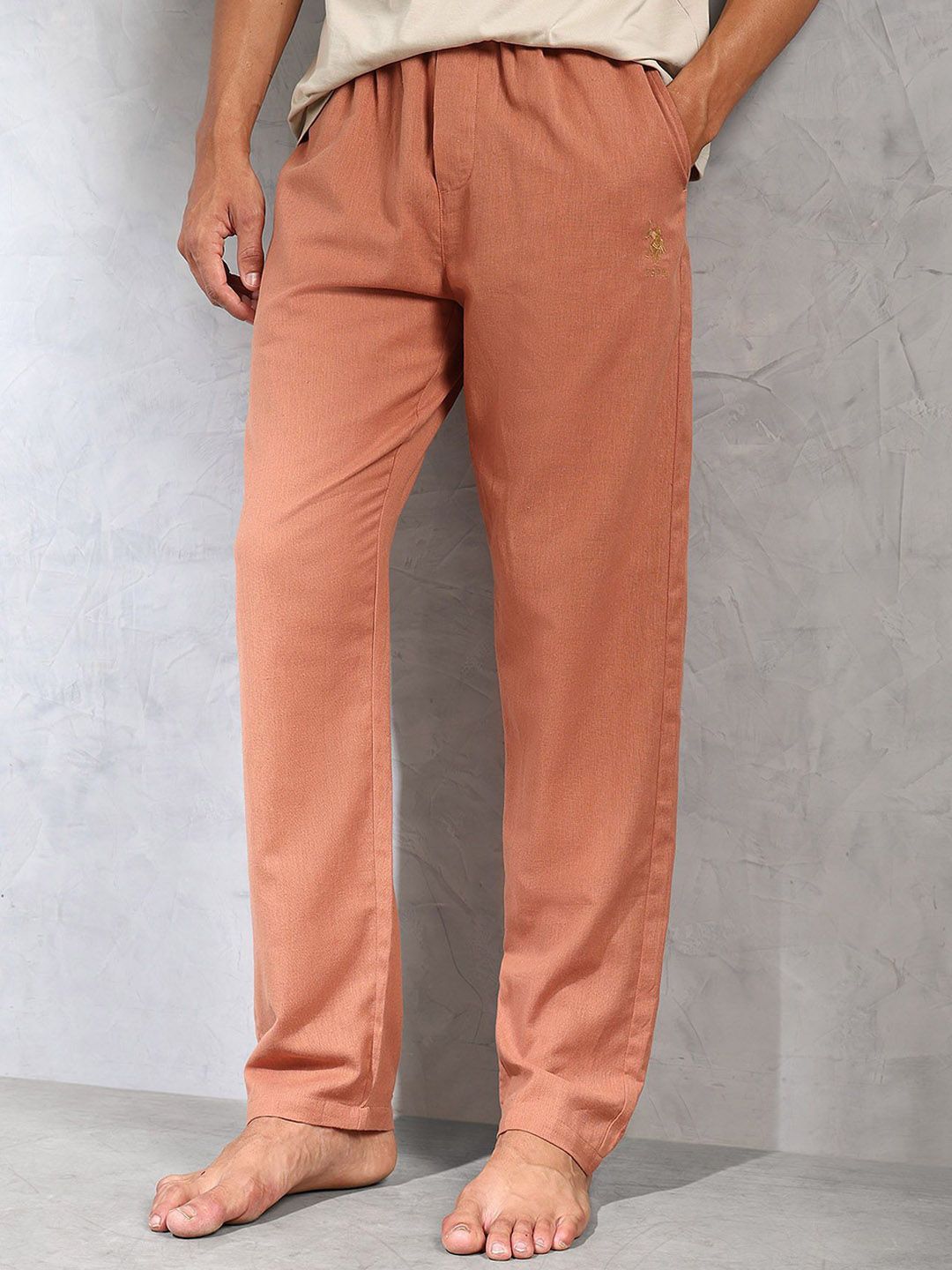 U.S. Polo Assn. Men Relaxed Fit Mid-Rise Lounge Pants-image-44