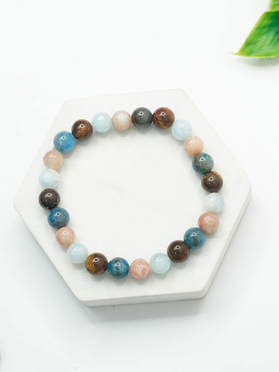 Love Rocks Unisex Gemini Zodiac Beaded Elasticated Bracelet-image-14