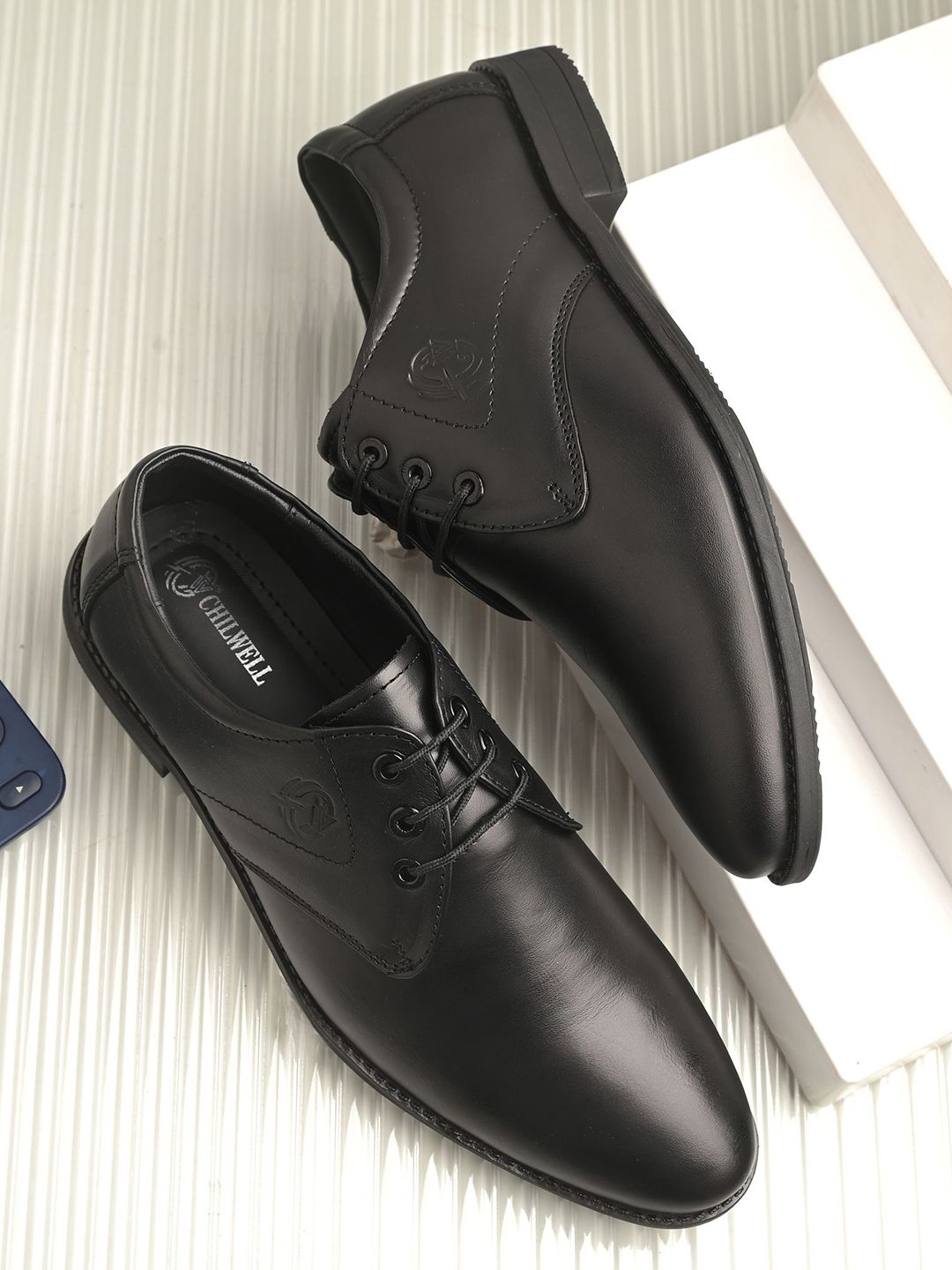 CHILWELL Men Genuine Leather Formal Derbys-picture-10