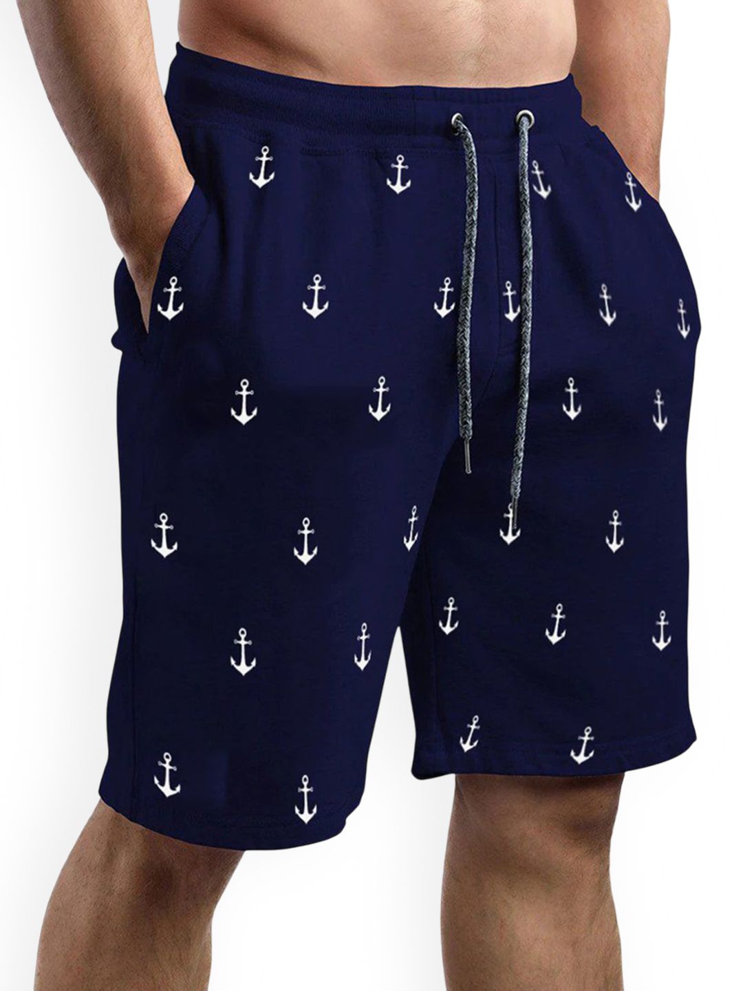 Hotfits Men Regular Fit Mid-Rise Training or Gym Shorts-picture-31