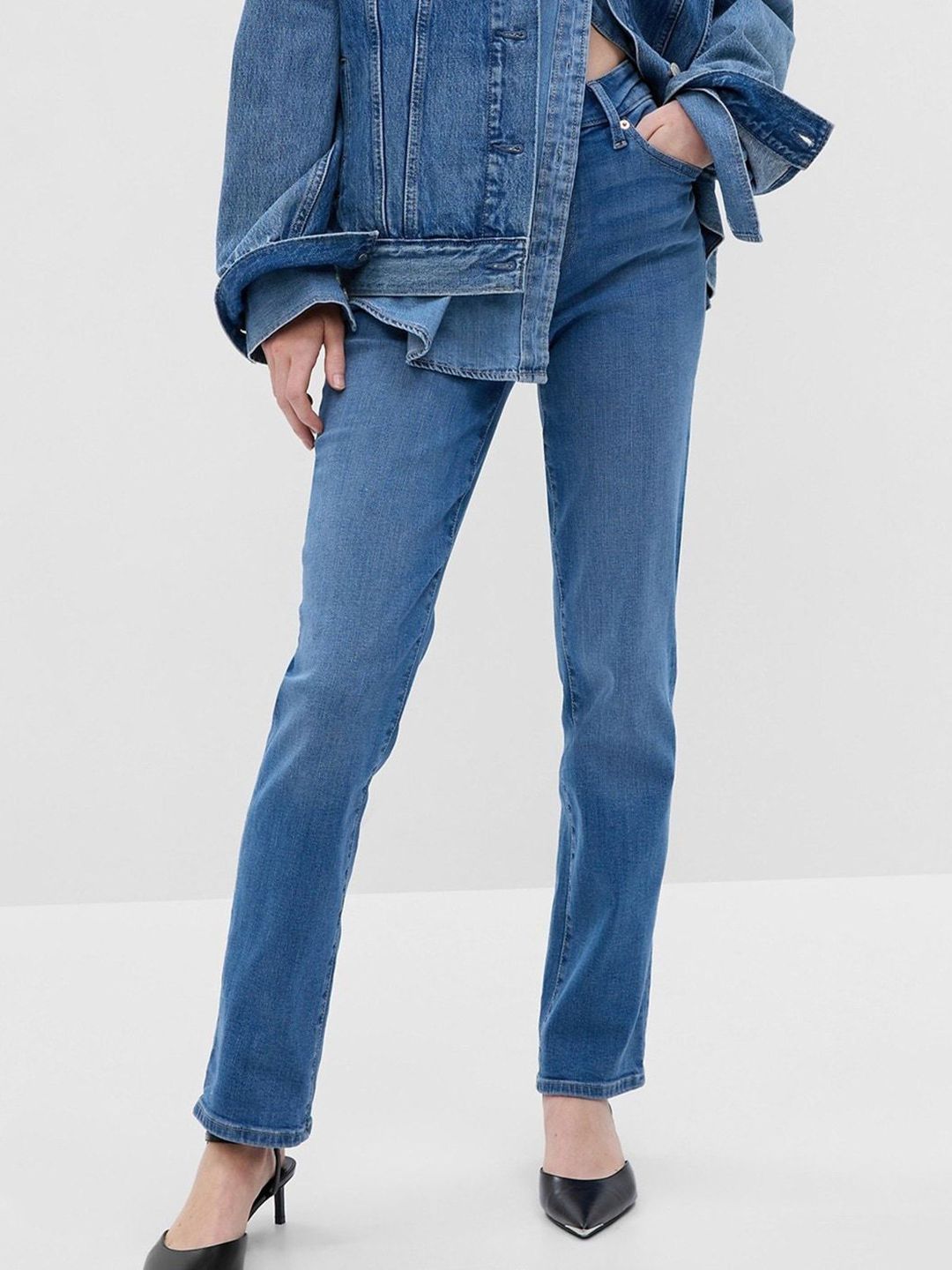 GAP Mid-Wash Straight Fit Jeans-picture-51